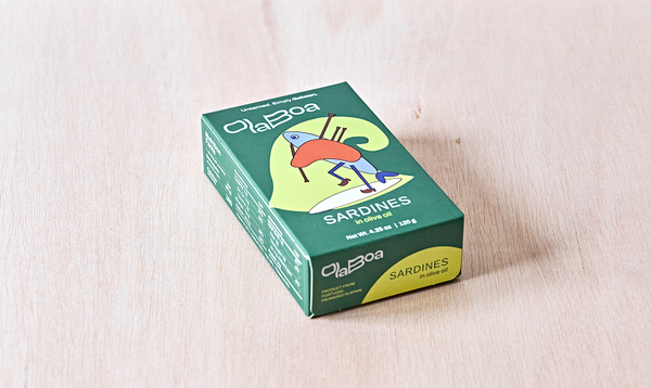 sardines green packaging