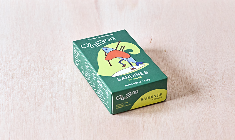 sardines green packaging