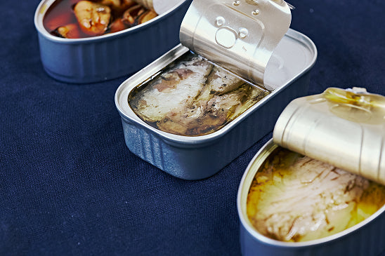 tinned fish open cans